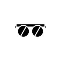 óculos, óculos de sol, óculos, ícone sólido de óculos, vetor, ilustração, modelo de logotipo. adequado para muitos propósitos. vetor