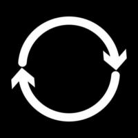 loop de ícone de vetor de seta em círculo