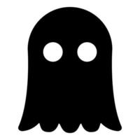 ícone fantasma ilustração de cor preta estilo simples imagem simples vetor