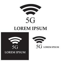 ilustração de logotipo de vetor de modelo de ícone 5g