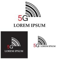 ilustração de logotipo de vetor de modelo de ícone 5g