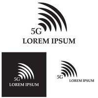 ilustração de logotipo de vetor de modelo de ícone 5g