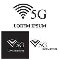 ilustração de logotipo de vetor de modelo de ícone 5g