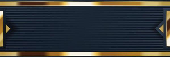 design de banner de ouro com luxo de ouro de estilo moderno minimalista vetor