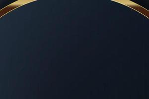 design de banner de ouro com luxo de ouro de estilo moderno minimalista vetor