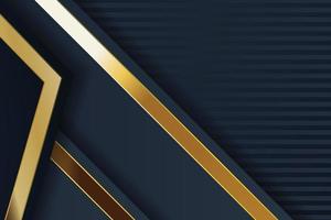 design de banner de ouro com luxo de ouro de estilo moderno minimalista vetor