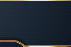 design de banner de ouro com luxo de ouro de estilo moderno minimalista vetor