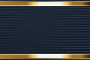 design de banner de ouro com luxo de ouro de estilo moderno minimalista vetor