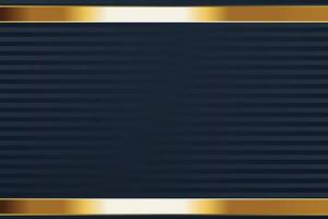 design de banner de ouro com luxo de ouro de estilo moderno minimalista vetor