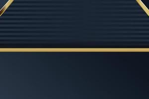 design de banner de ouro com luxo de ouro de estilo moderno minimalista vetor