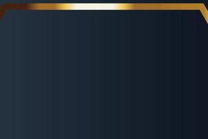 design de banner de ouro com luxo de ouro de estilo moderno minimalista vetor