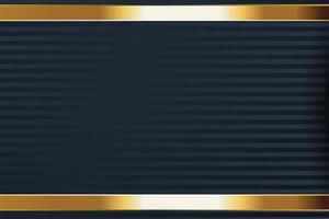 design de banner de ouro com luxo de ouro de estilo moderno minimalista vetor