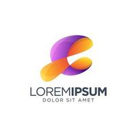 letra c design de logotipo colorido vetor