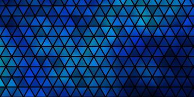 padrão de vetor azul escuro com estilo poligonal.