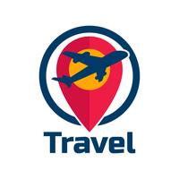 ícone de turismo viagens isolado no fundo branco vetor