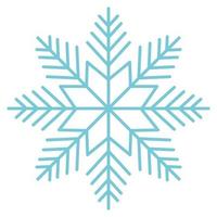 floco de neve ícone de neve vetor