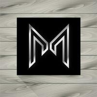Logo Concept letra M vetor