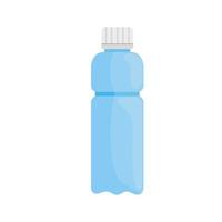 garrafa de água de plástico vetor