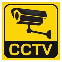 ícone de câmera de cctv, ícone de câmera de segurança vetor