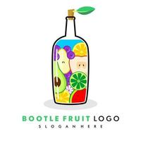 design de logotipo de suco de frutas
