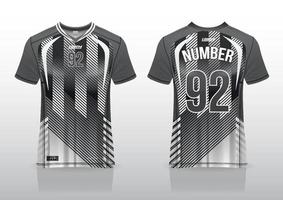 modelo de esporte de camiseta de camisa de futebol vetor