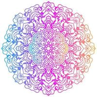 ornamento de mandala ou design de fundo de flores. vetor