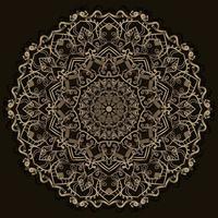 ornamento de mandala ou design de fundo de flores. vetor