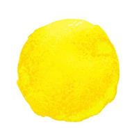mancha de aquarela amarela vetor