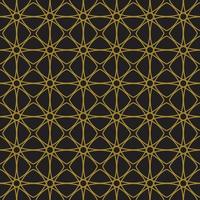 gráfico de vetor padrão sem costura de conceito islâmico geométrico de luxo