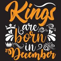 reis nascem em dezembro vetor