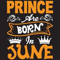 príncipe nasce em junho vetor