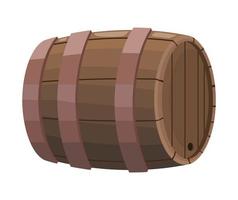 barril de vinho de madeira vetor