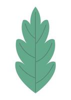 planta de folha verde vetor