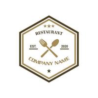 logotipo do restaurante, logotipo da cozinha vetor