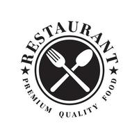 vetor de restaurante, vetor de logotipo de comida