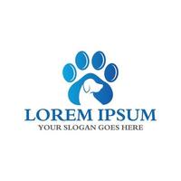 logotipo de cuidados com animais de estimação, logotipo veterinário vetor