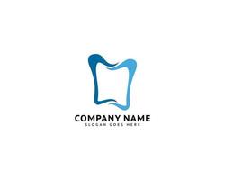 vetor de design de modelo de logotipo dental