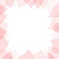 banner de modelo de tema de natureza vintage de pétalas de rosa. vetor