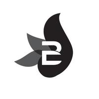 letras do alfabeto ícone logotipo cb ou bc vetor