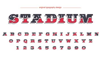 Design tipografia estilo ocidental vetor