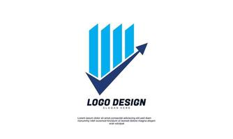 modelo de logotipo de design de contabilidade criativa abstrata de vetor de estoque ilustração em vetor de design de logotipo de finanças