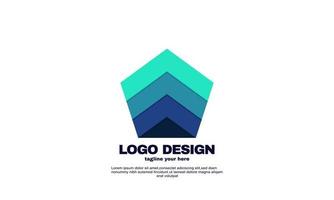 estoque abstrato simples atraente identidade de marca logotipo de negócios da empresa vetor