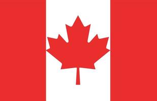bandeira do Canadá. ilustração vetorial