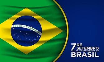 modelo de design de plano de fundo do dia da independência do brasil.