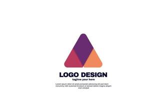 incrível vetor de design de logotipo de negócios corporativos colorido de identidade atraente moderna