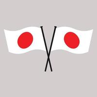 símbolo de bandeira de vetor do país japão, ícone