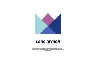 elementos de design de logotipo de design de ícone moderno criativo de estoque melhores para identidade e logotipos de construção de empresa vetor