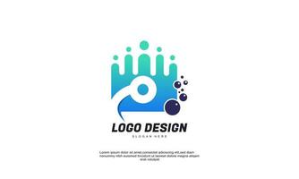 coleção de techno de ícone de negócios de discussão criativa de estoque vetor para logotipo de identidade corporativa