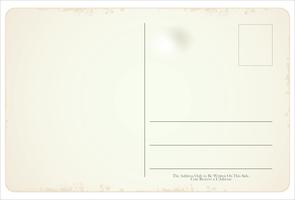 Design retrô vintage de cartão postal vector