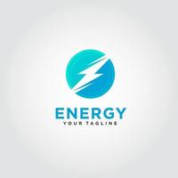 vetor de design de logotipo de energia. adequado para o logotipo da sua empresa